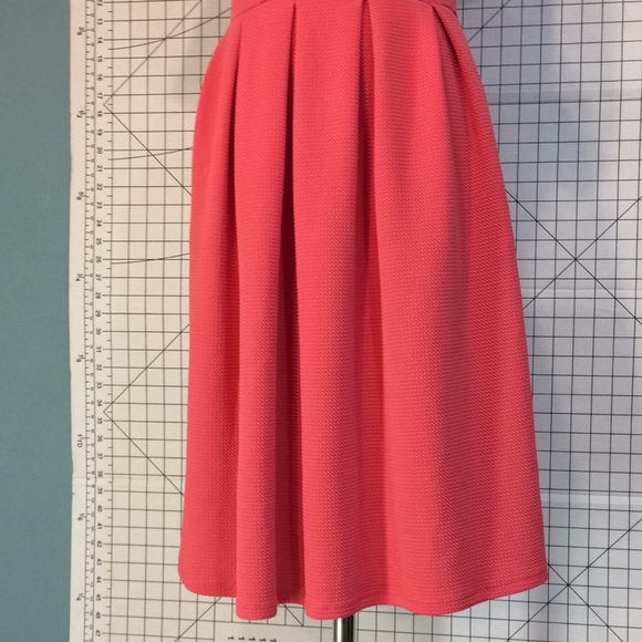 Lularoe Peach Pink Amelia Dress π¦ Solid Color S - Picture 4 of 9